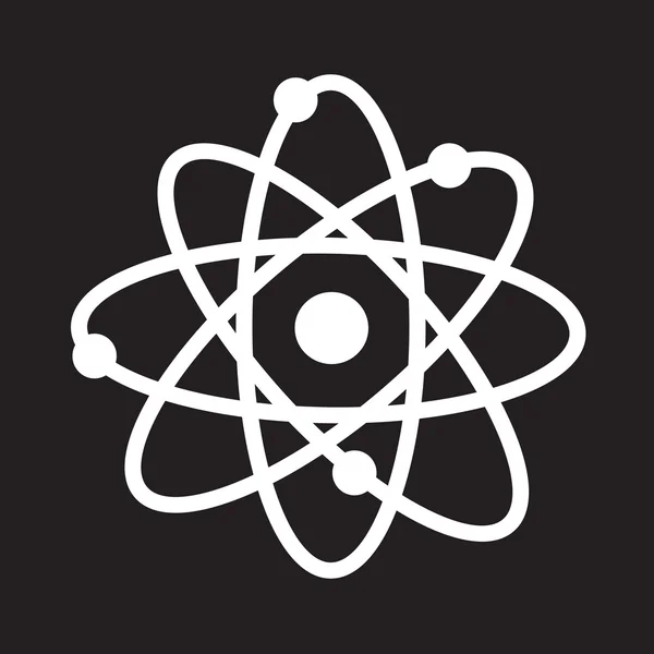 Atom ikona ilustracja wektor — Wektor stockowy