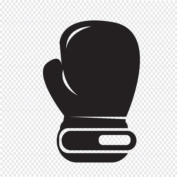 Guante de boxeo icono — Vector de stock