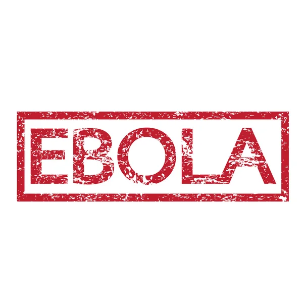 Stamp text EBOLA — Stock Vector