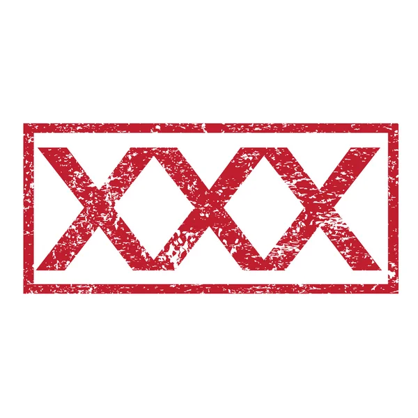 Stämpel texten Xxx — Stock vektor