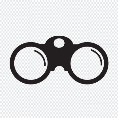 Resimde dürbün simgesi