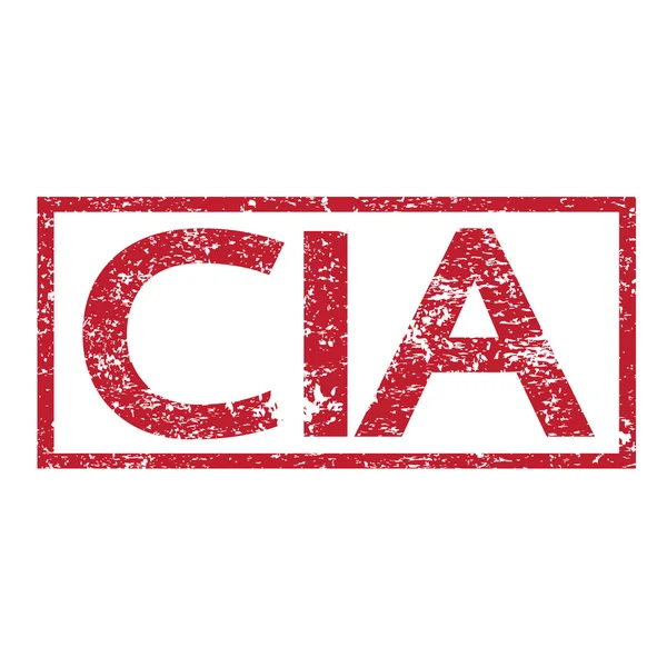 스탬프 텍스트 Cia — 스톡 벡터