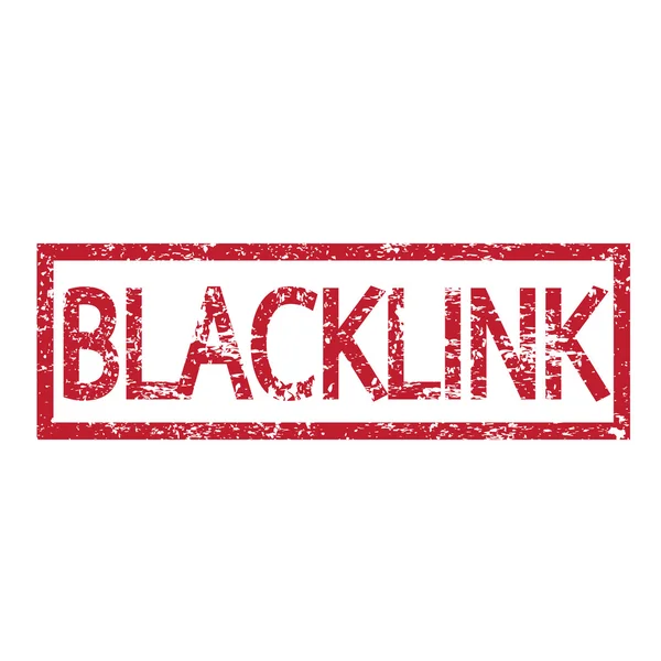 スタンプのテキスト Blacklink — ストックベクタ