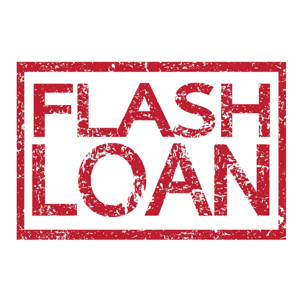Pieczęć tekst Flash pożyczki — Wektor stockowy