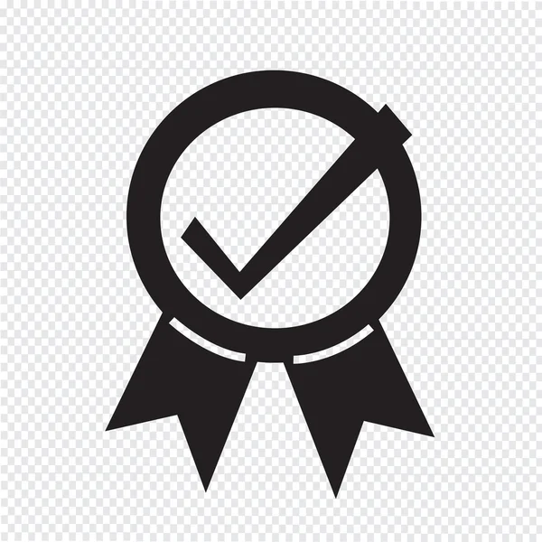 Icono de sello certificado — Vector de stock