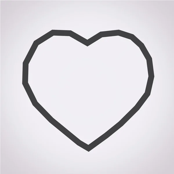 Heart icon vector illustration — Stock Vector