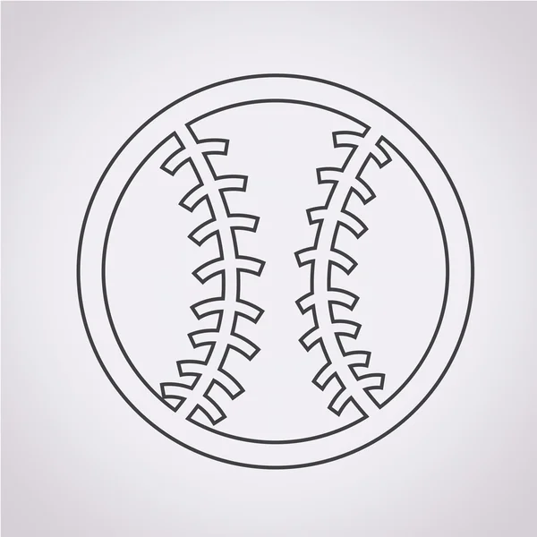 Vektor Abbildung Baseball-Symbol — Stockvektor