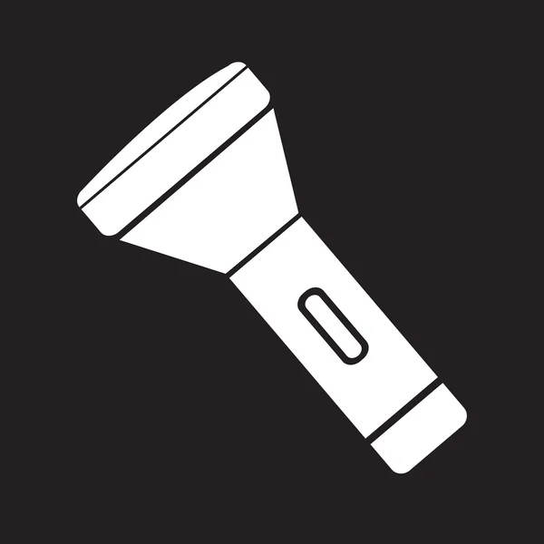 Vektor Illustration Taschenlampe Symbol — Stockvektor