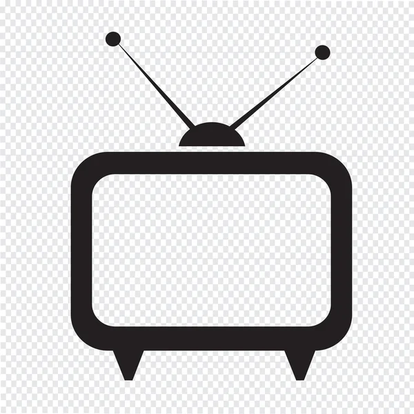 Vector illustratie Tv pictogram — Stockvector