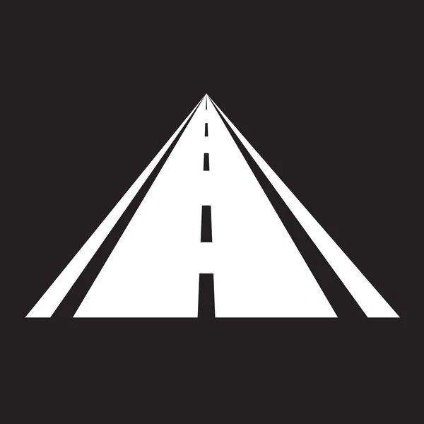 Illustrazione vettoriale icona stradale — Vettoriale Stock