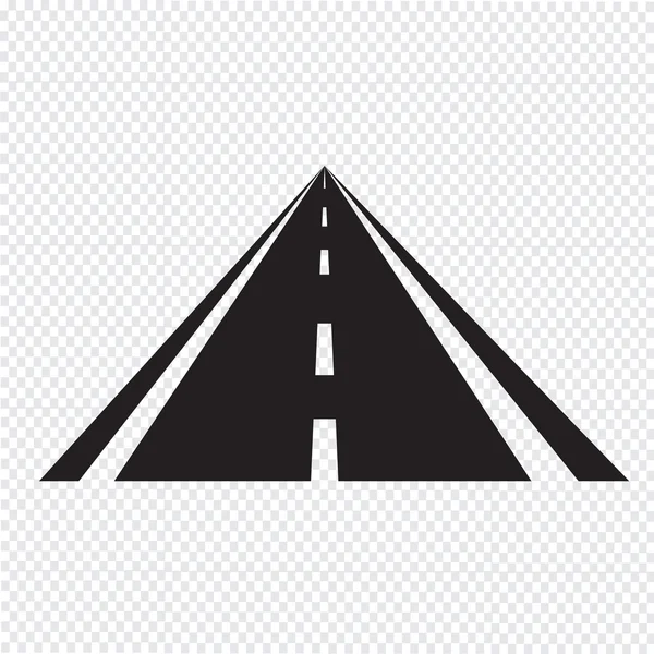 Vektor illustration road icon — Stock vektor
