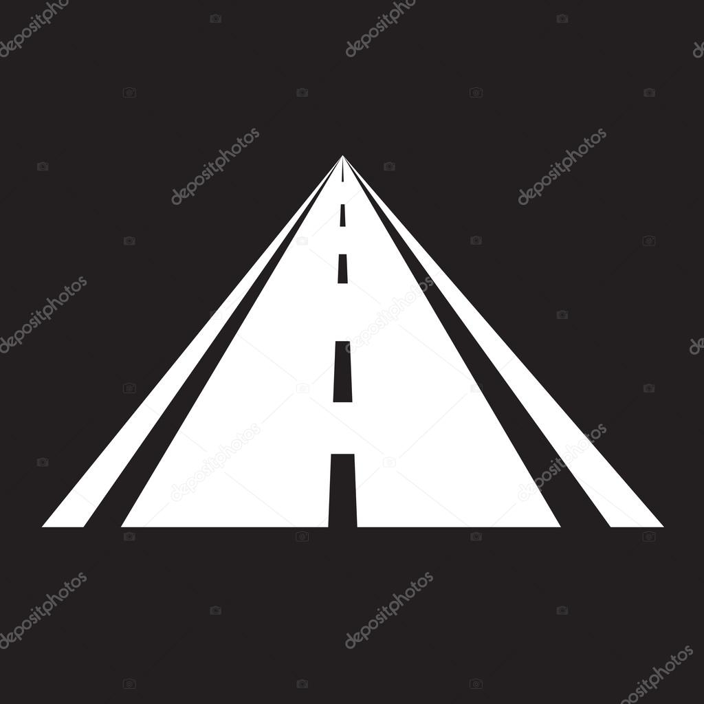 Vector illustration road icon