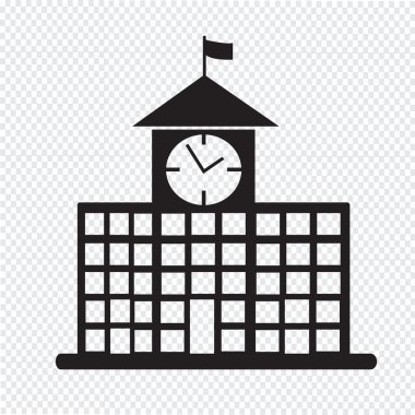 okul binası simgesi 