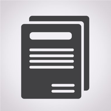 kitap simgesi vektör illüstrasyonu