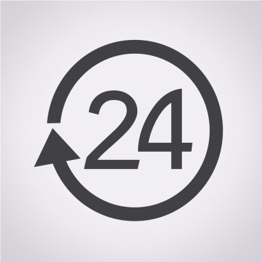 24 Saat simgesi