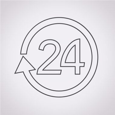 24 Saat simgesi