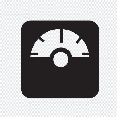 Ağırlık ölçme cihazları simgesi