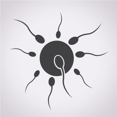 İnsan sperm hücre simgesi