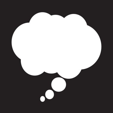 komik konuşma balonu simgesinin