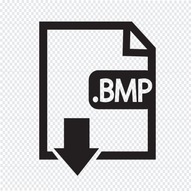Resim dosyası türü biçimi Bmp simgesi
