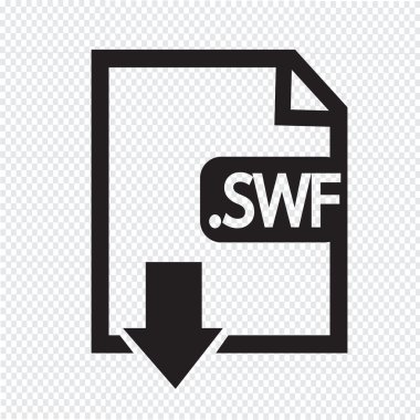 Resim dosyası türü biçimi Swf simgesi