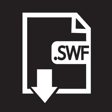 Resim dosyası türü biçimi Swf simgesi