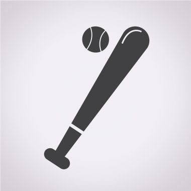 beysbol ikonu vektör illüstrasyonu