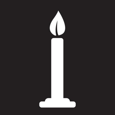 Mum simgesi vektör illüstrasyonu