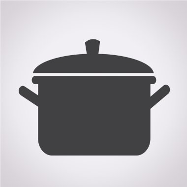 Pot simge vektör çizim