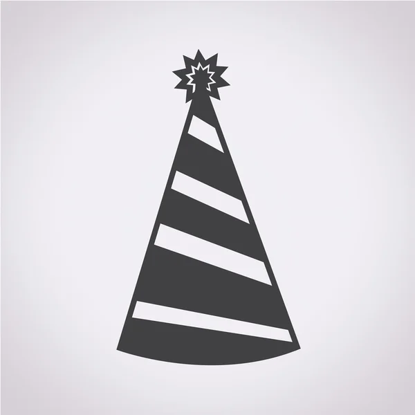 Icono del sombrero de fiesta — Vector de stock