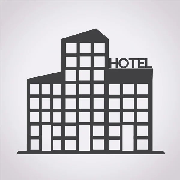 Векторная иллюстрация гостиницы — стоковый вектор