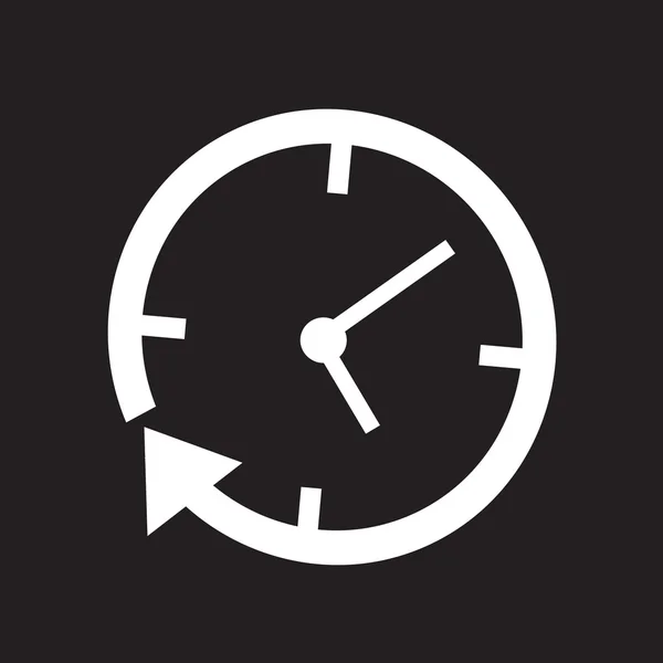 24 hour clock Icon — Stock Vector
