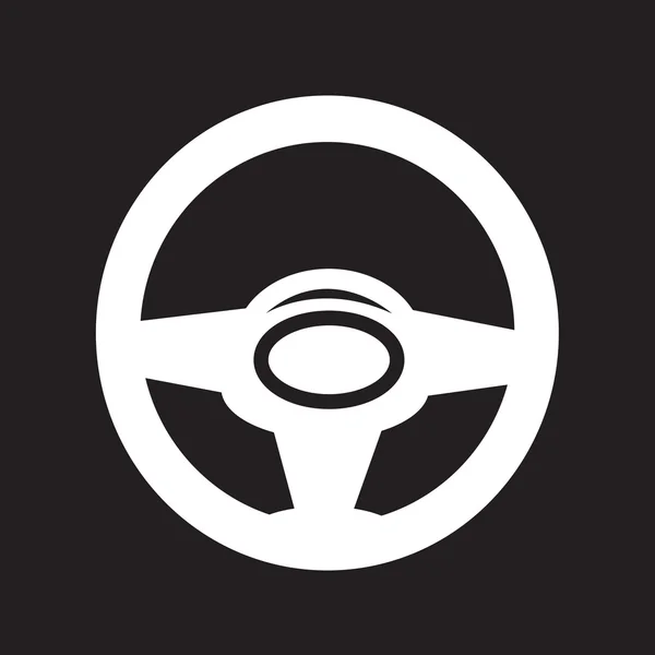 Εικονίδιο τιμόνι του αυτοκινήτου — Διανυσματικό Αρχείο