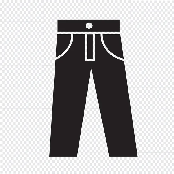 Icono de pantalones — Archivo Imágenes Vectoriales