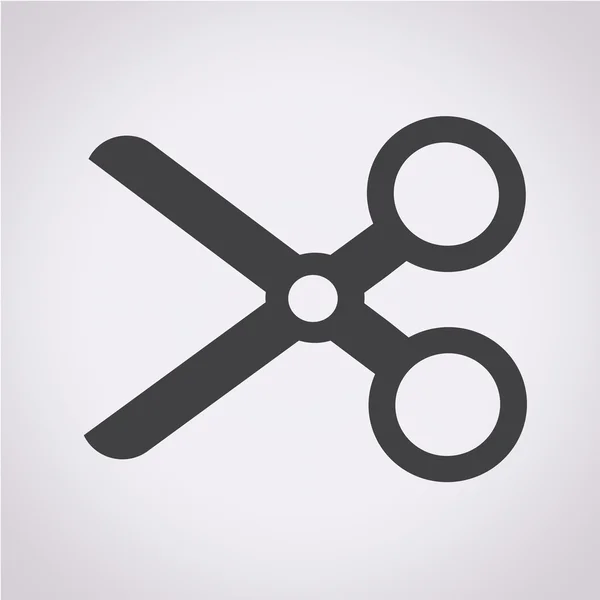 Střih, nůžky ikony — Stockový vektor