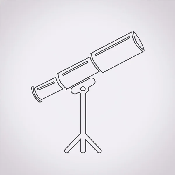 Telescope Icon vector illustration — Stock Vector