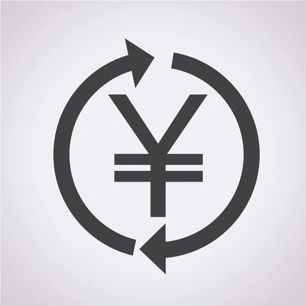 Geld Yen pictogram — Stockvector
