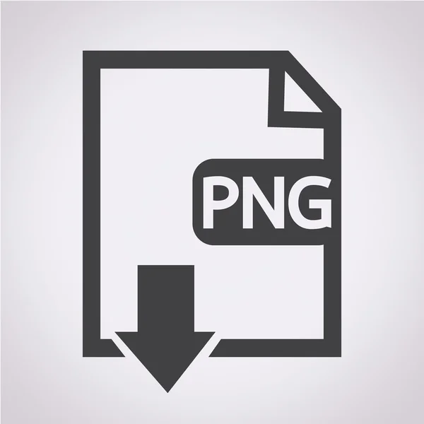 Typ souboru Png ikony — Stockový vektor