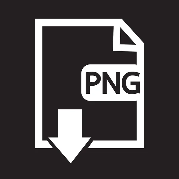 Dateityp png icon — Stockvektor