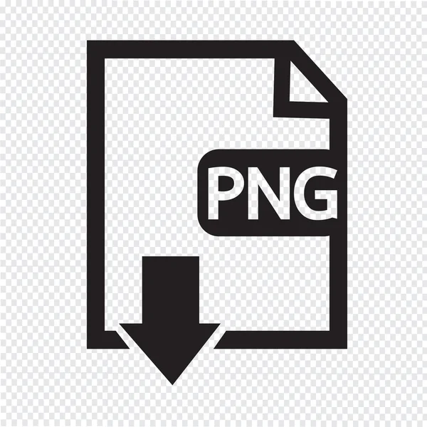 File type PNG icon — Stock Vector