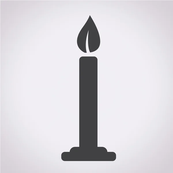 Candle icon vector illustration — Stock Vector