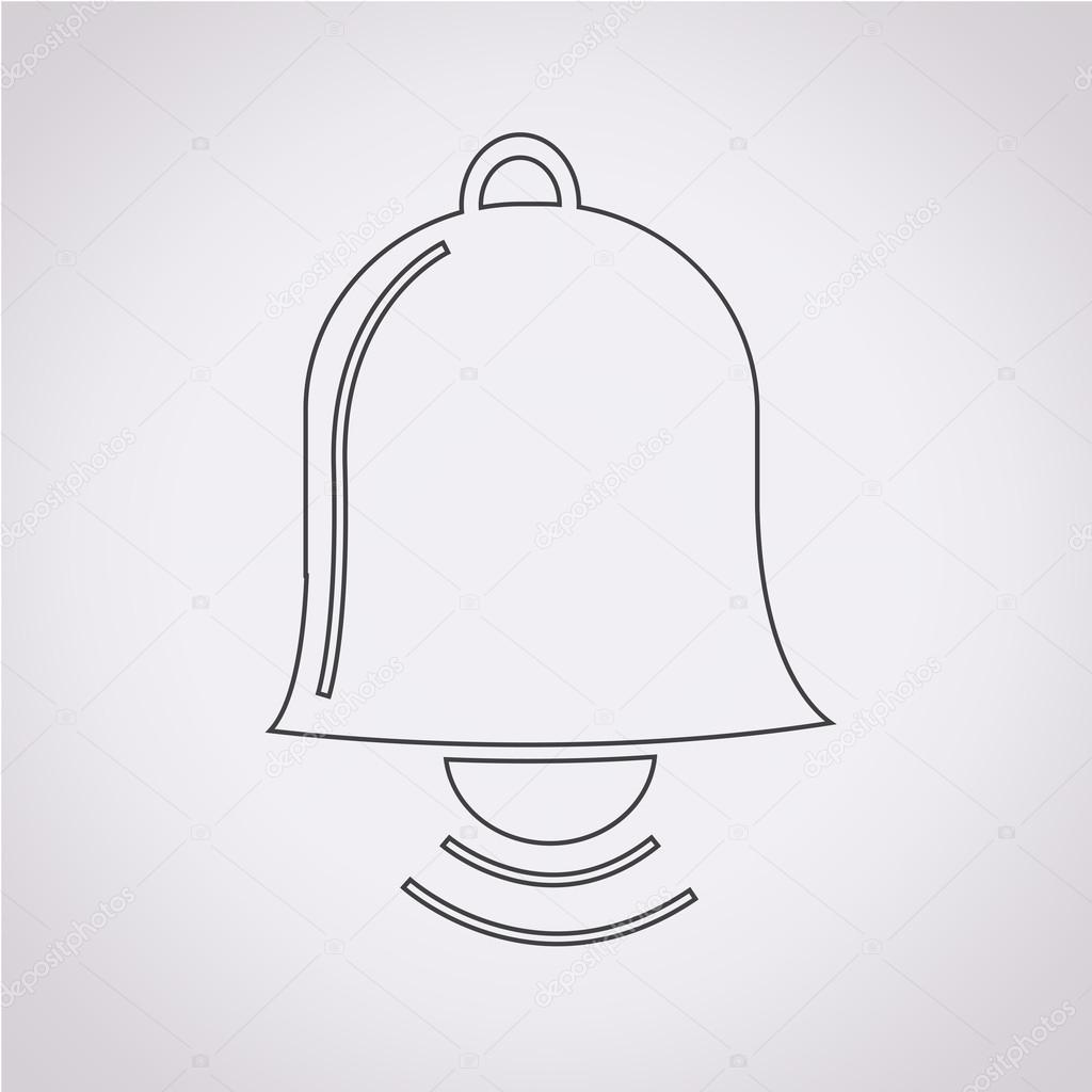 Bell icon  vector illustration