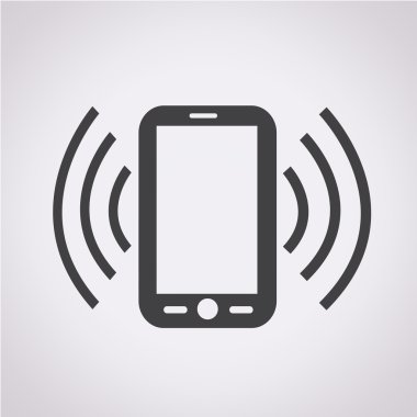 Telefon simgesi vektör illüstrasyonu