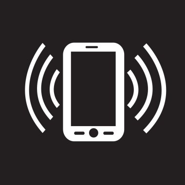 Telefon simgesi vektör illüstrasyonu