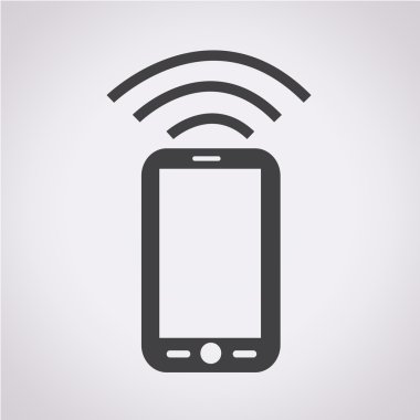 Telefon simgesi vektör illüstrasyonu