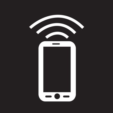 Telefon simgesi vektör illüstrasyonu