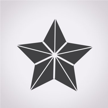 yıldız simgesi vektör illüstrasyonu