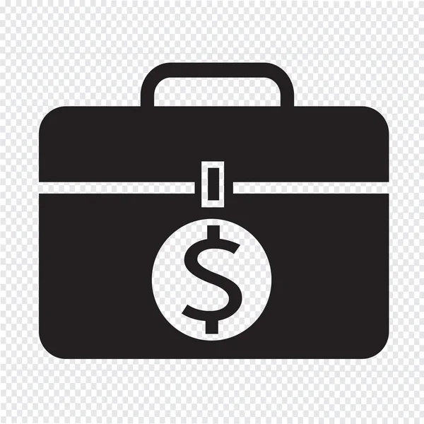 Geld pictogram vector illustratie — Stockvector