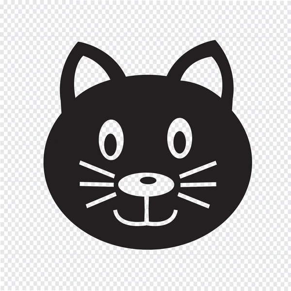 Cat icon vector illustration — Stock Vector