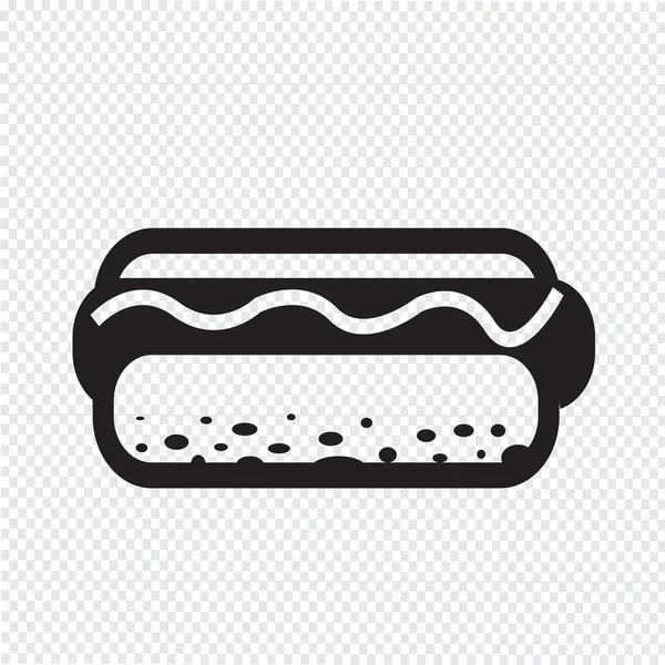 Hotdog-Ikone — Stockvektor